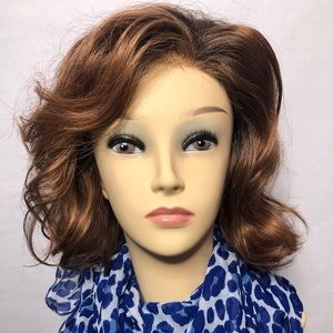 Medium Length Wavy Bob Wig NWOT